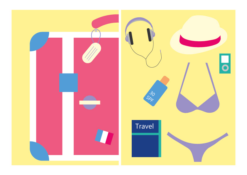 Alison Brusson Graphisme Bag Playa Travel
