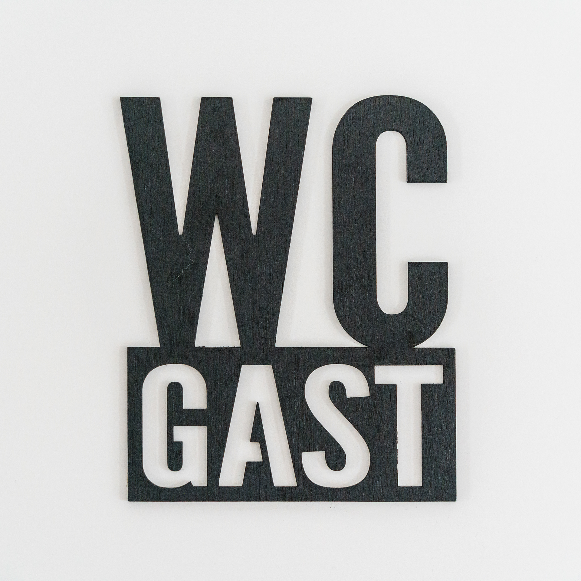 Türschild Multiplex Lasercut