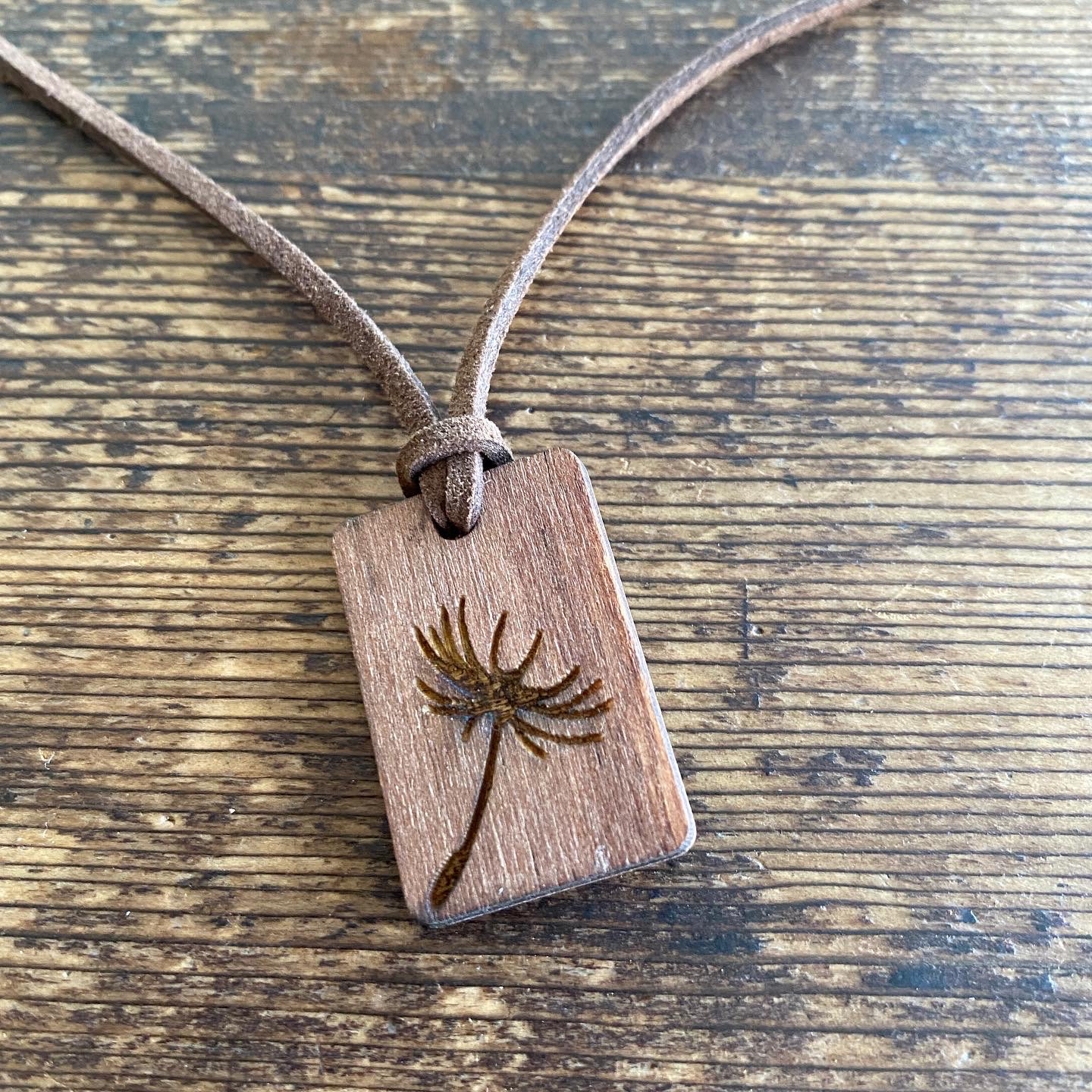 Anhänger Holz Lasercut mit Gravur