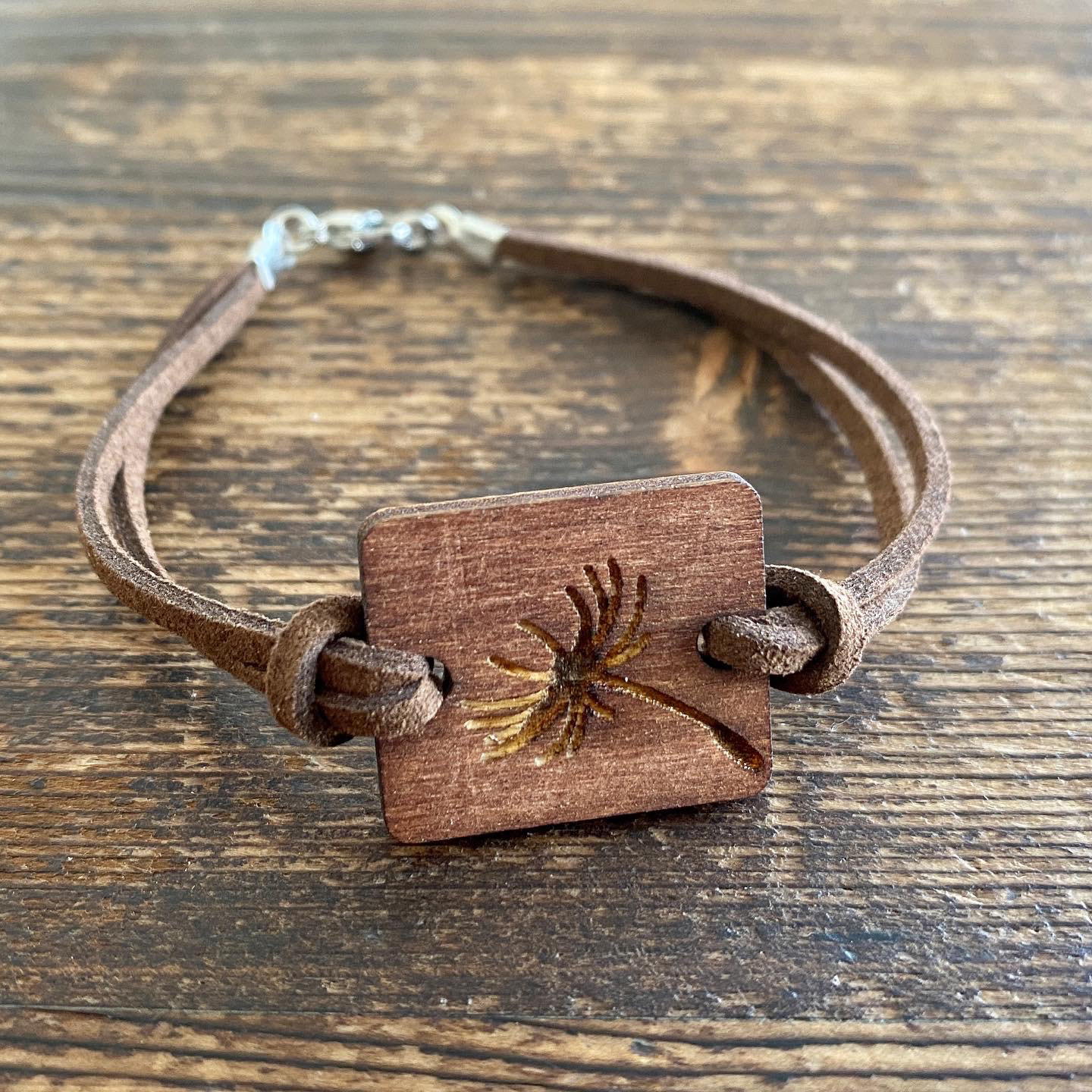 Armband Holz Lasercut mit Gravur