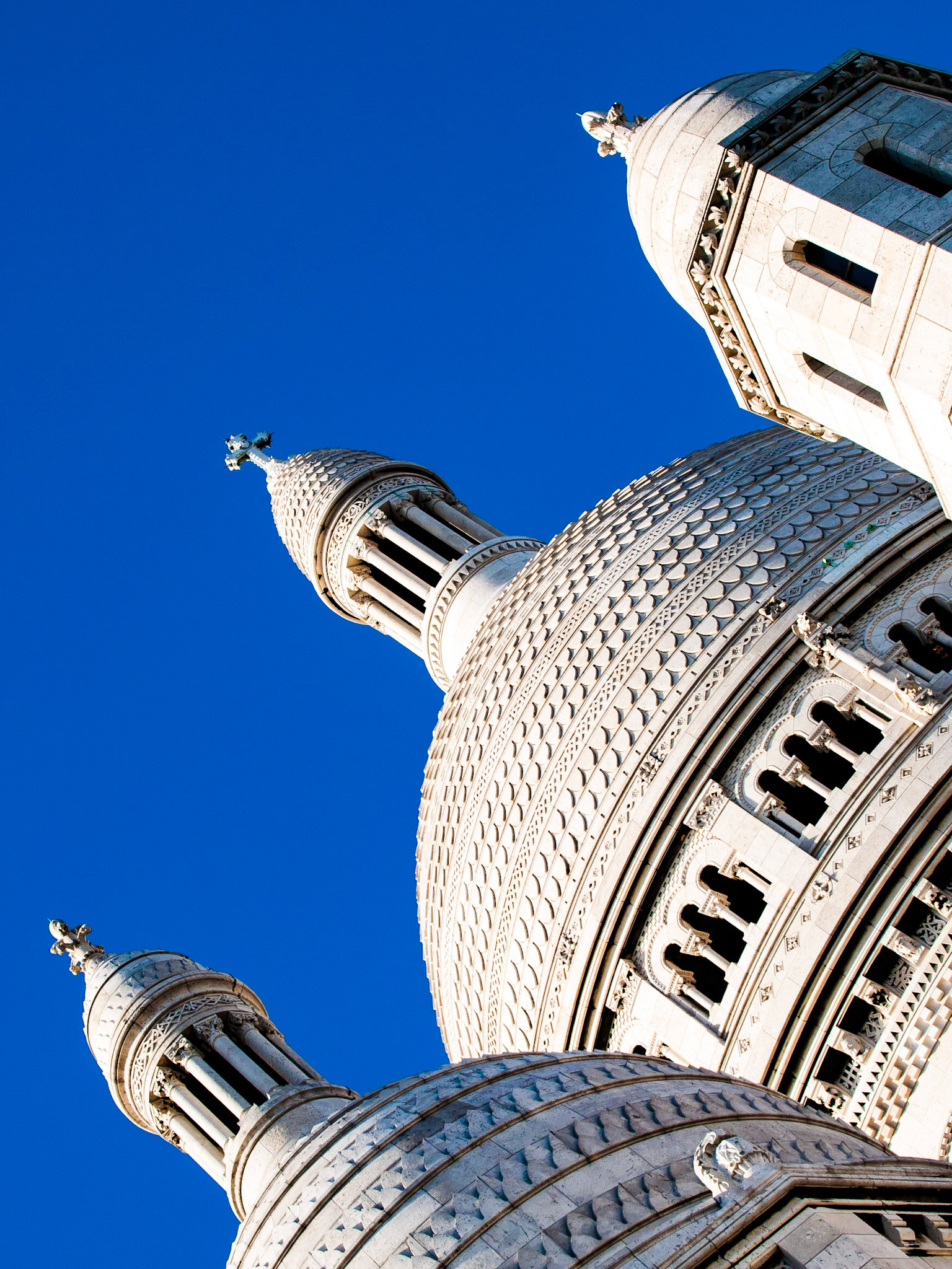 The church of Saint-Vincent-de-Paul (Église Saint-Vincent-de-Paul) as seen from Sacre Coeur, Montmartre, Paris, France.