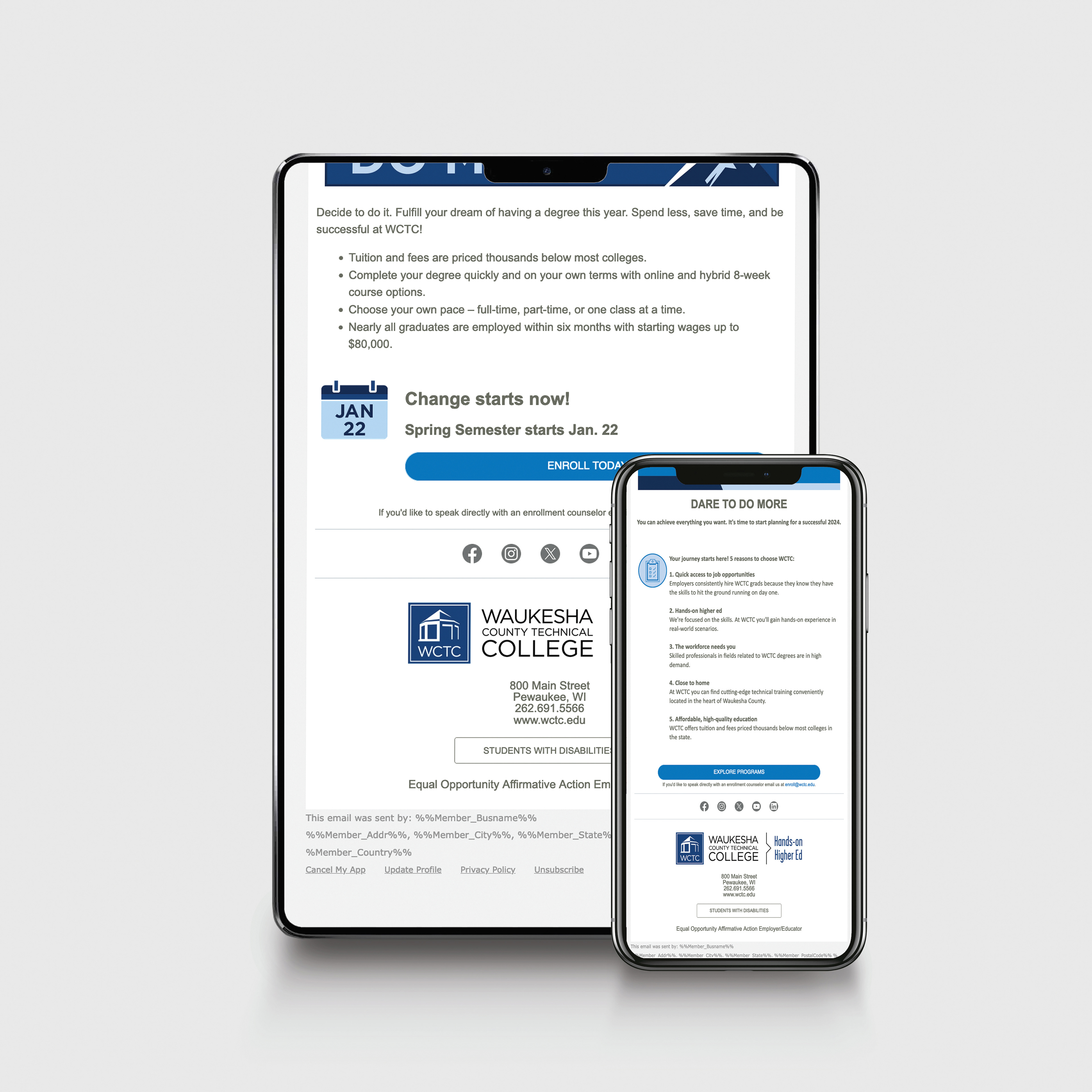 *This project was a collaborative effort. My primary role focused on copywriting; design was developed by fellow team members.