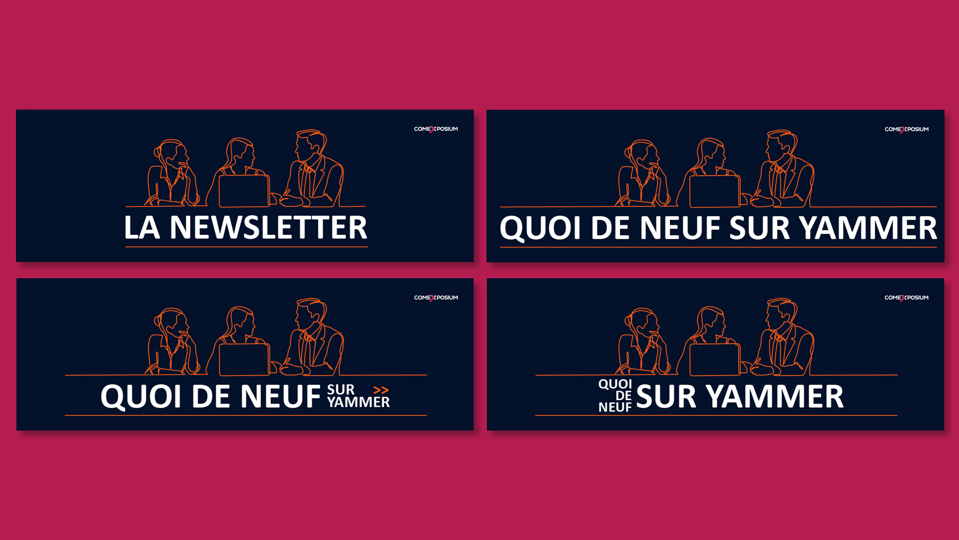 Comexposium corporate email banners