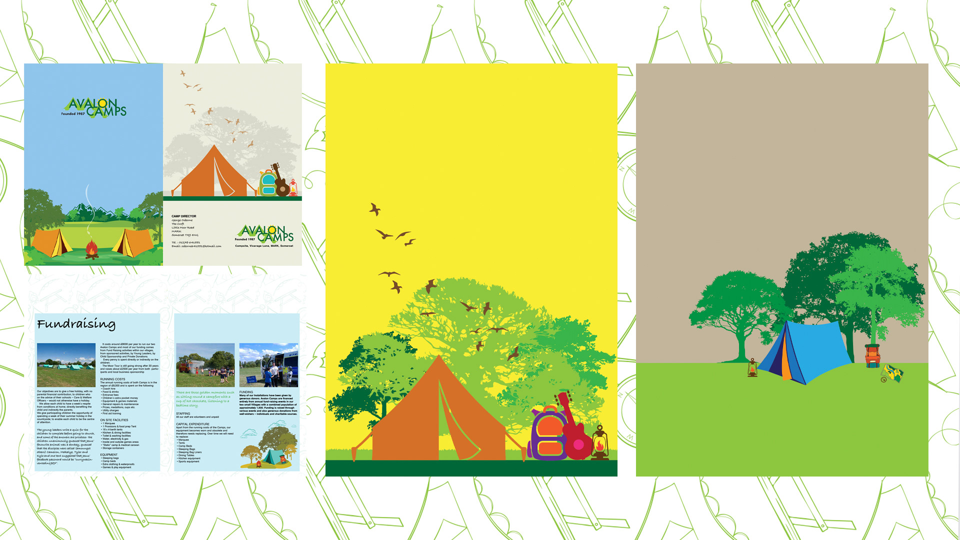 Avalon Camp illustrations