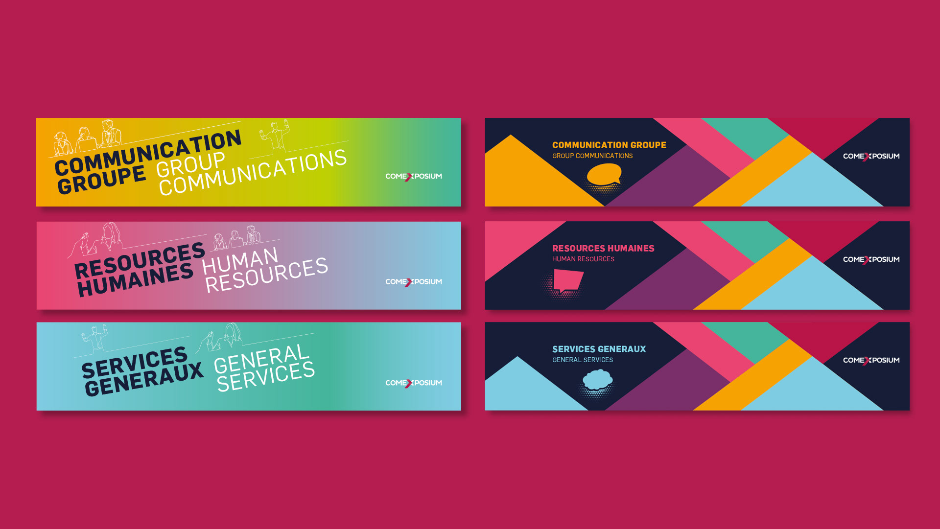 Comexposium email headers for internal comms campaigns