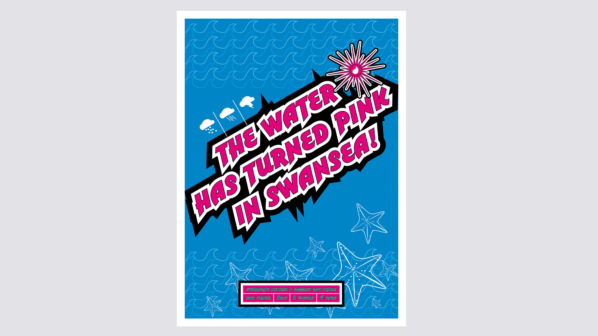 Waterfront ad illustration