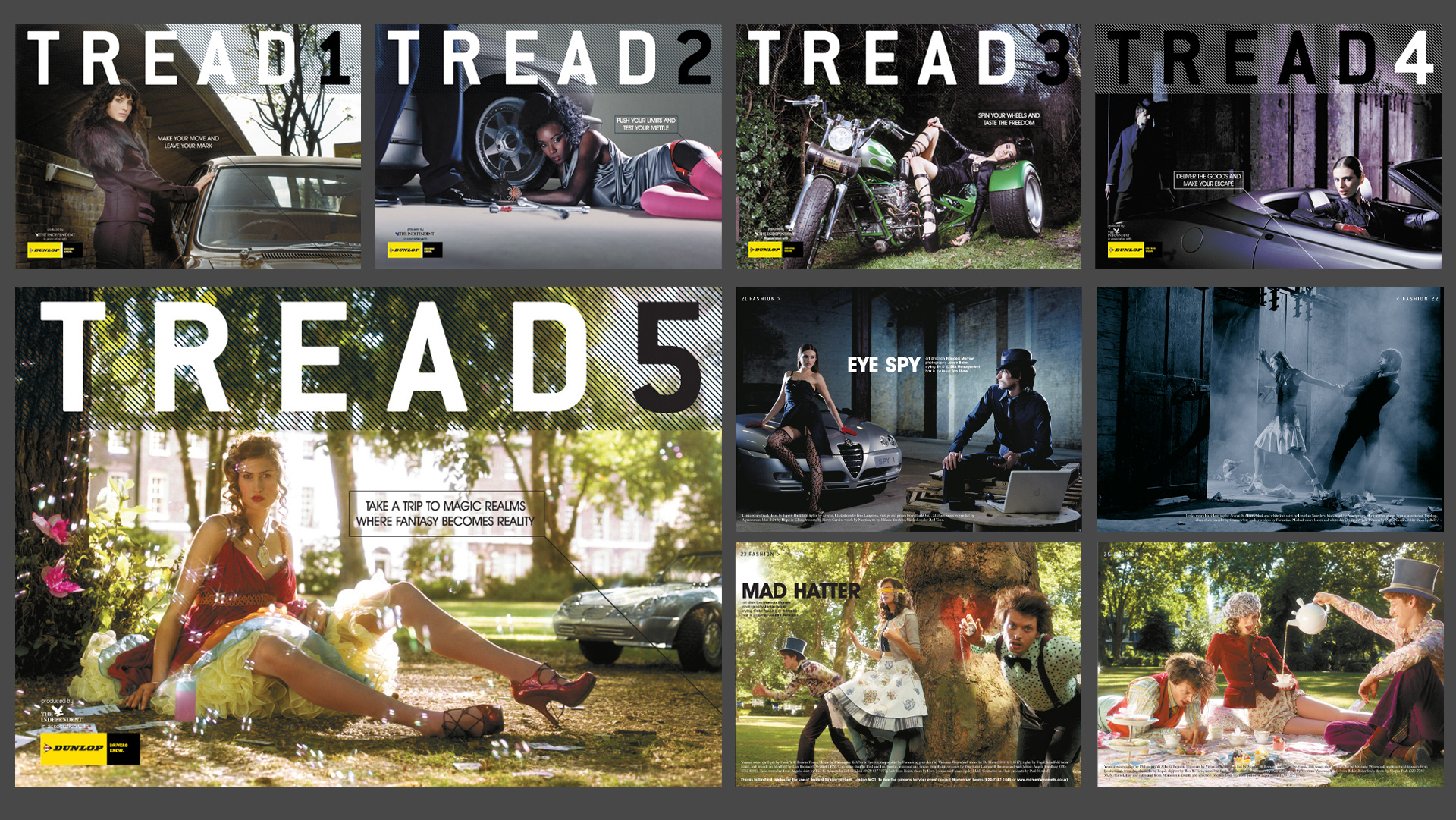 Tread magazine covers