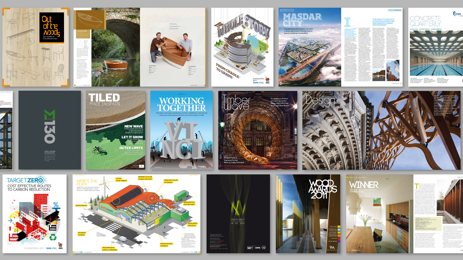 Selection of magazines for UBM