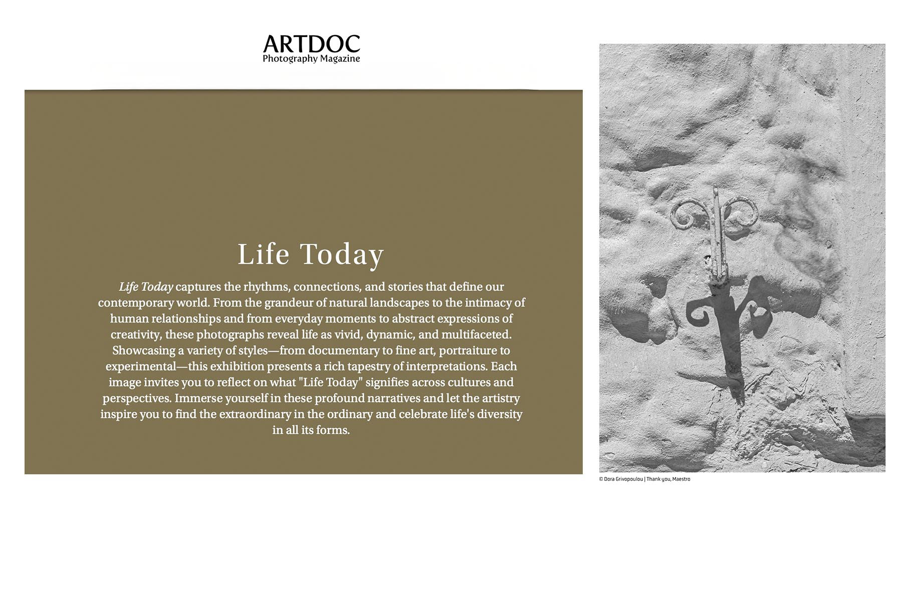 Online Exhibition Life Today December 2024
