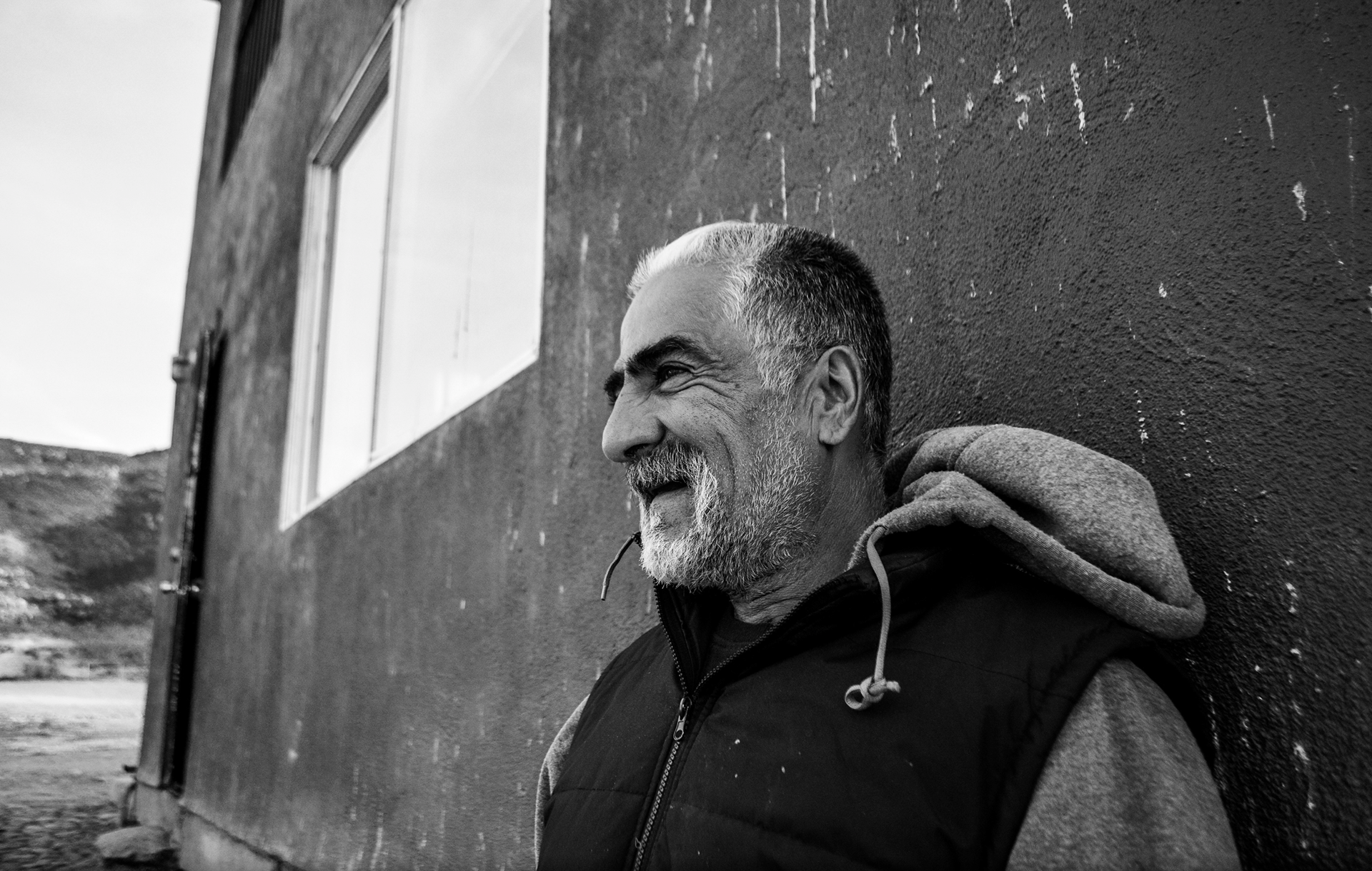 Portrait of Silviano an ex-cartel member recovering from drug and alcohol addiction at a rehab centre near Tijuana, Mexico, 2018