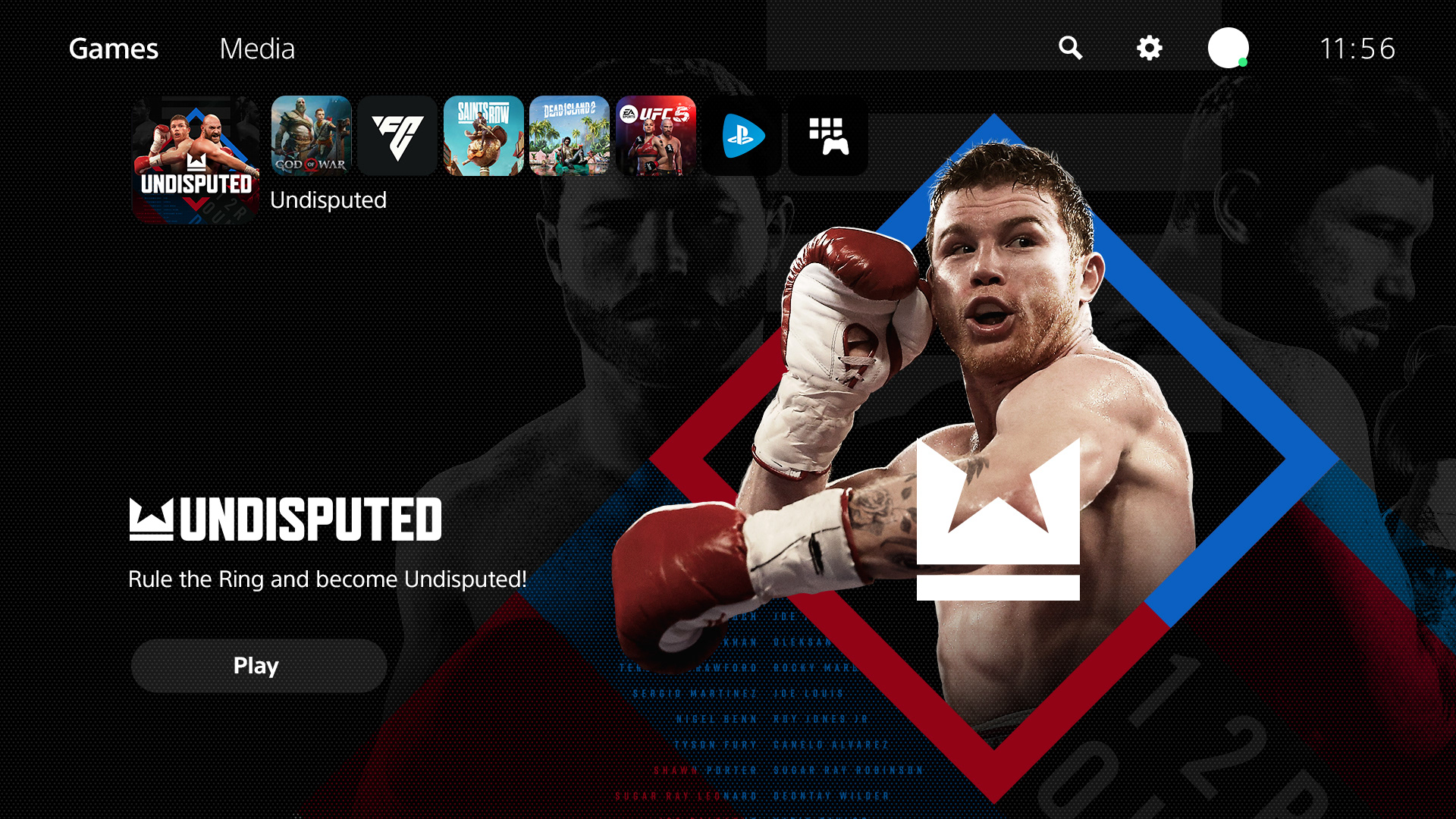 PlayStation Store homepage mockup