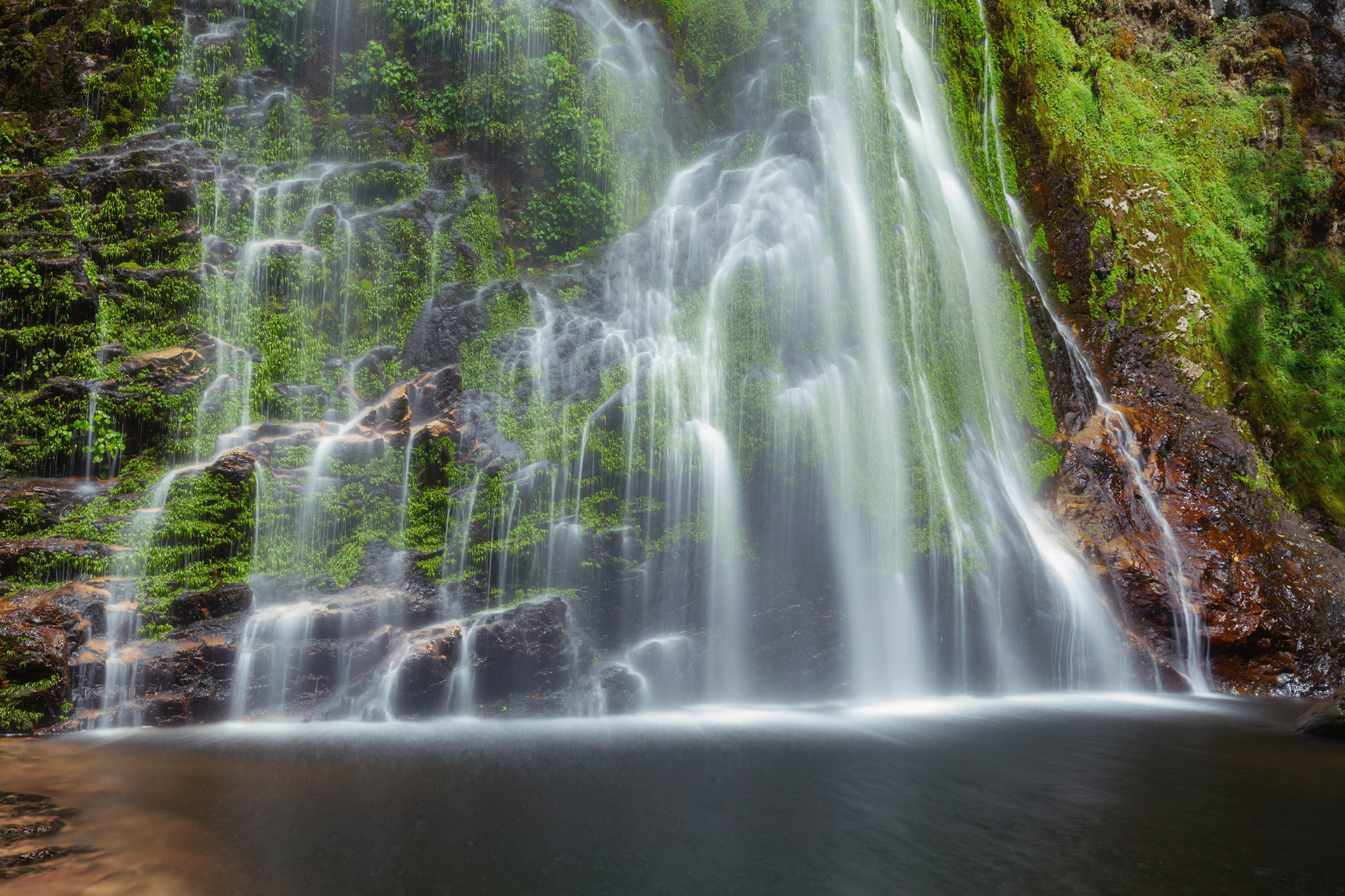 Beautiful waterfall in Sa Pa, Vietnam {051618_Sapa_623}