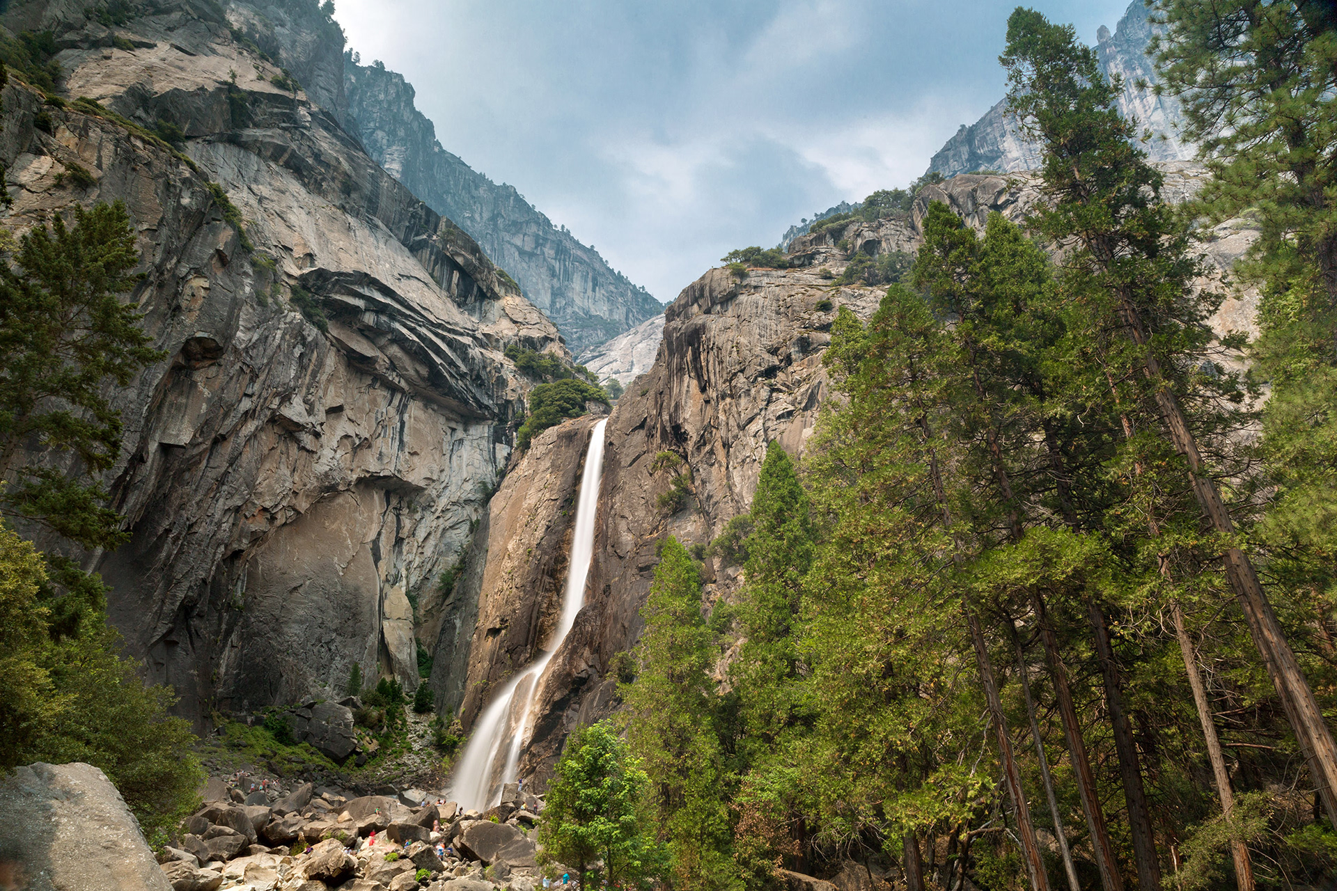 Yosemite Falls in Autumn, Yosemite Calls, CA {082117_CA_101}