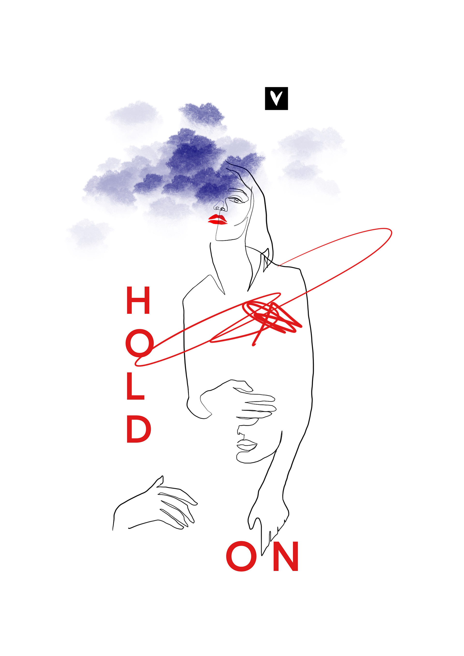 Hold on / mind. 16 cm