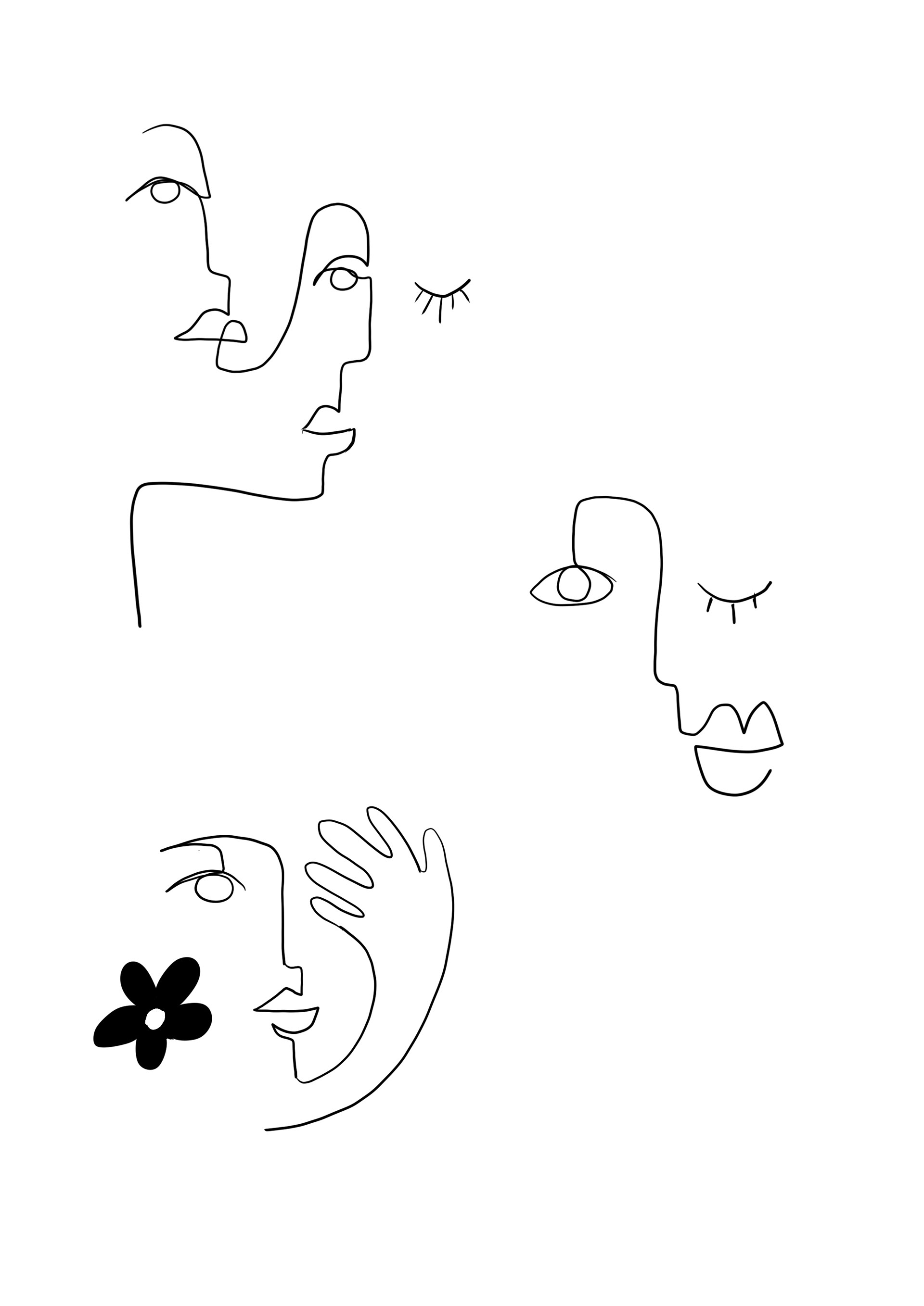 Impressions 1 (oben) 2 rechts und 3 / mind 6 cm