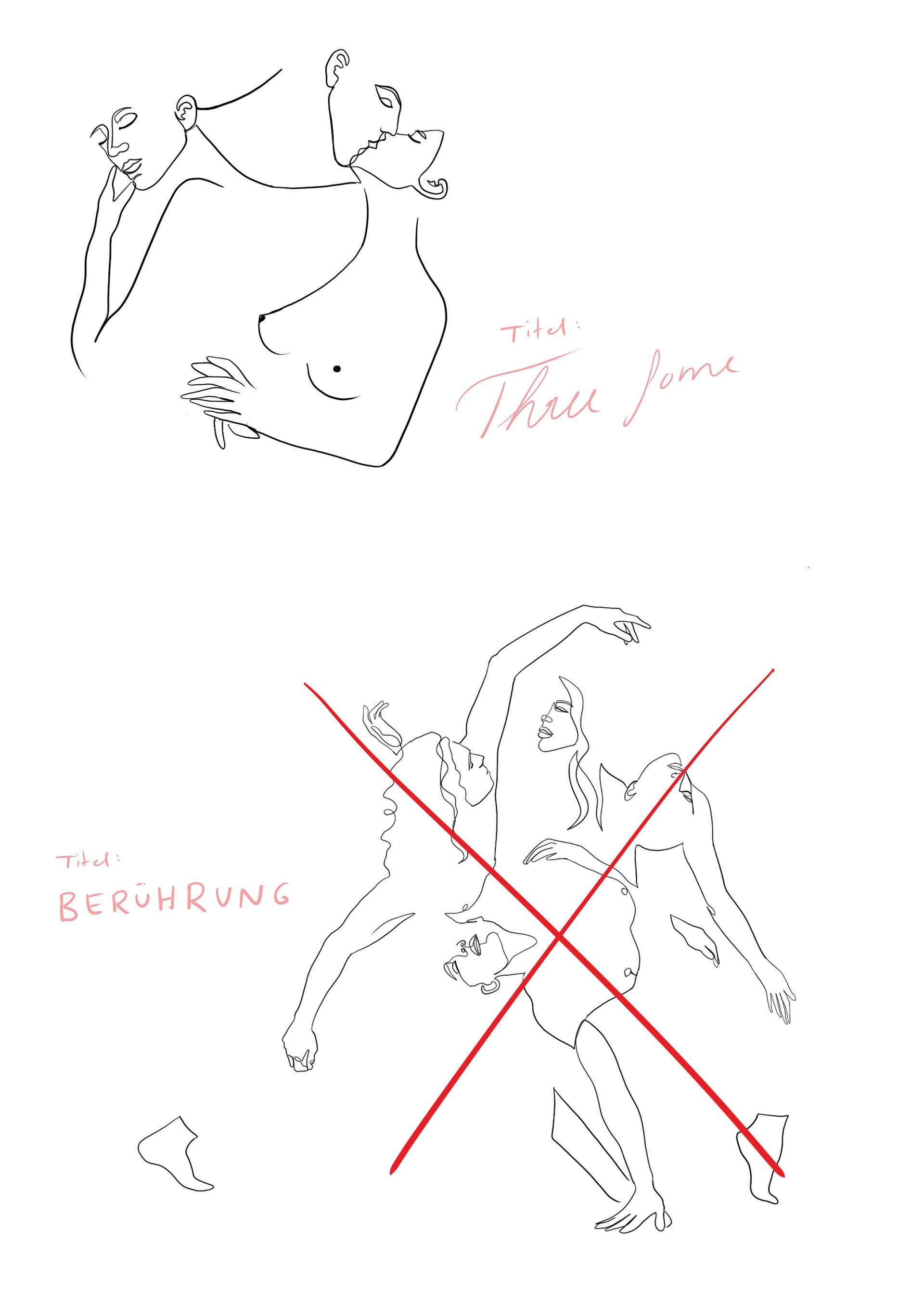 three some / 10 cm