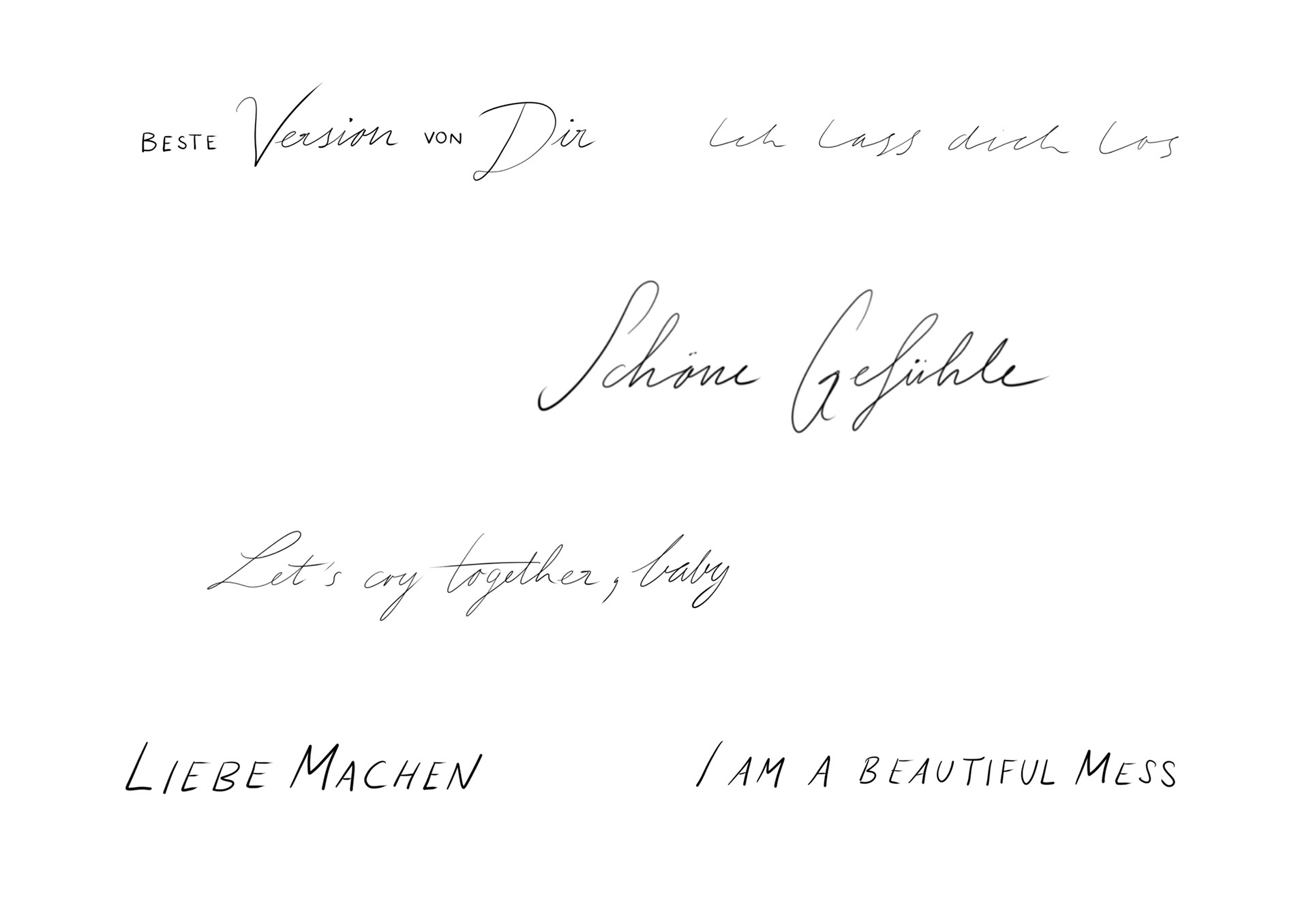 New Letterings