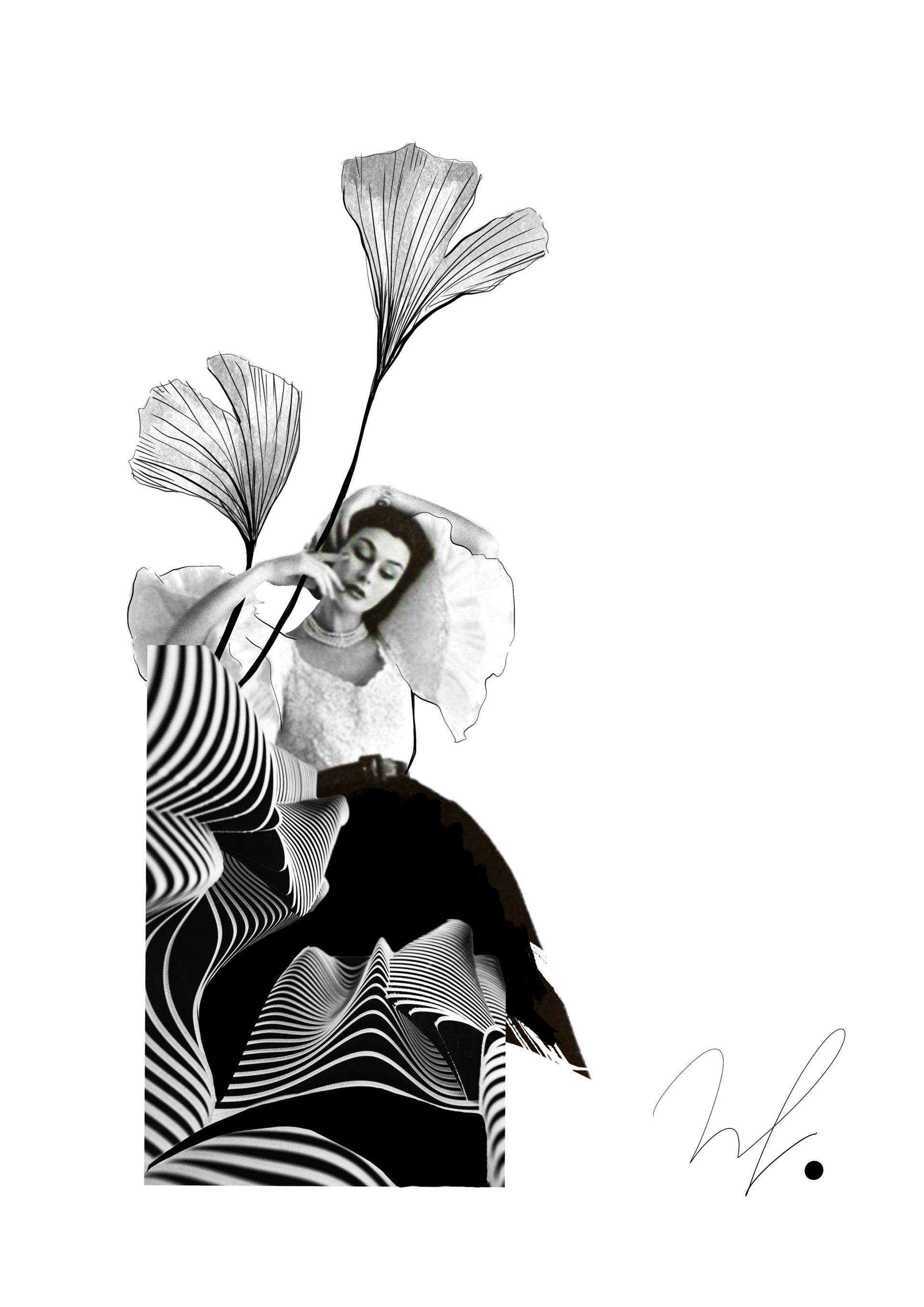 Wellenförmig // mind 18 cm