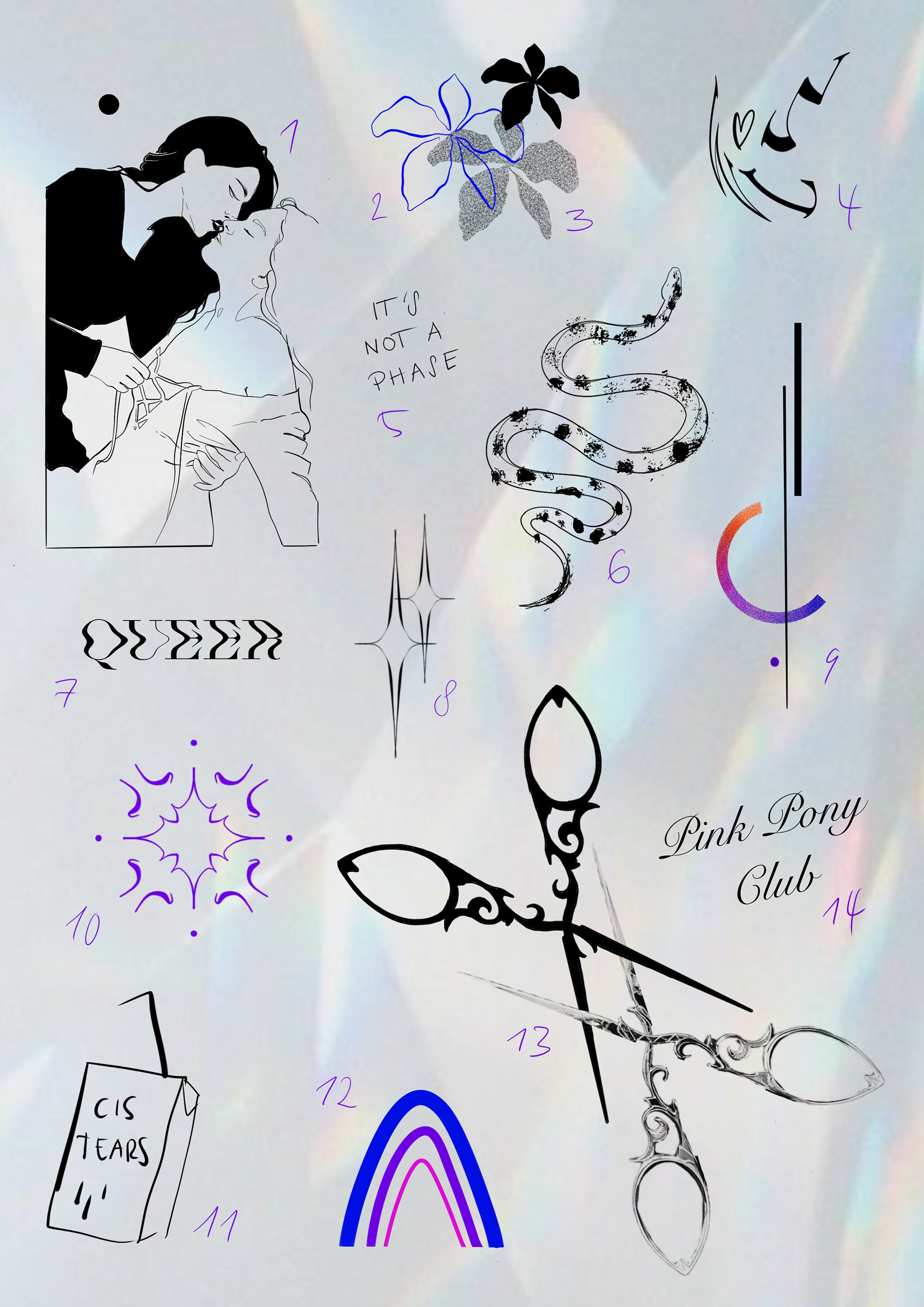 QUEER/ PRIDE Sheet 