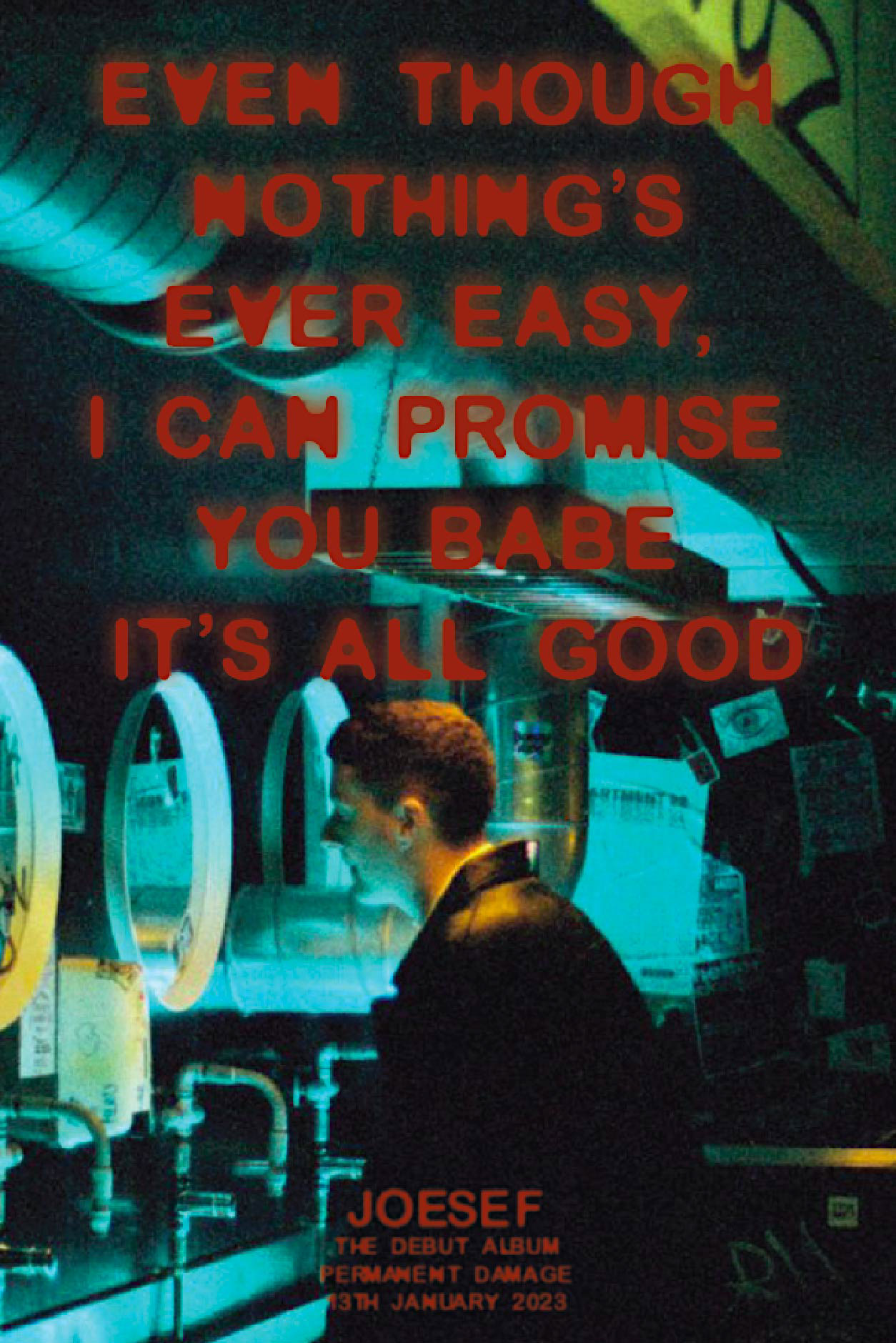Joesef 'All Good' Lyric Poster Campaign