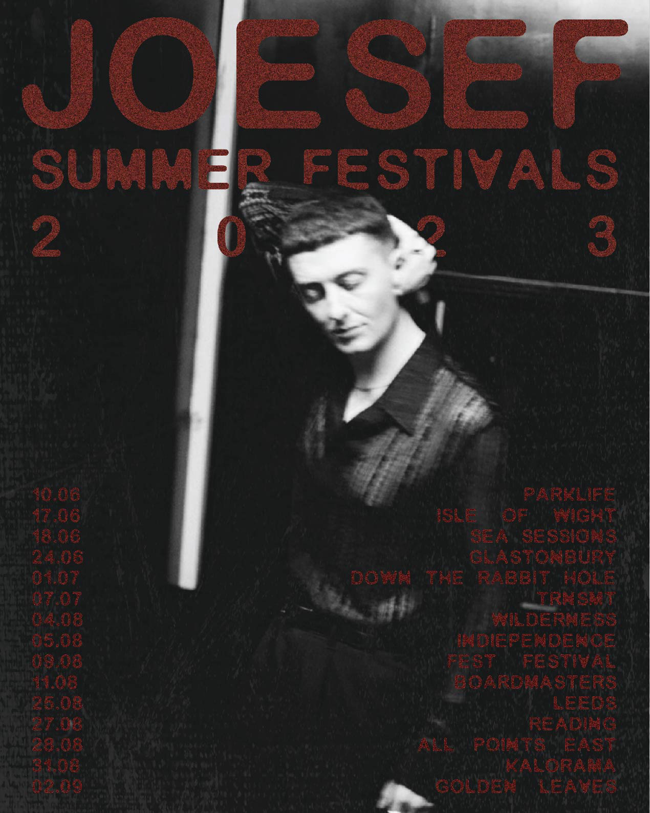 Joesef Summer Festivals Poster