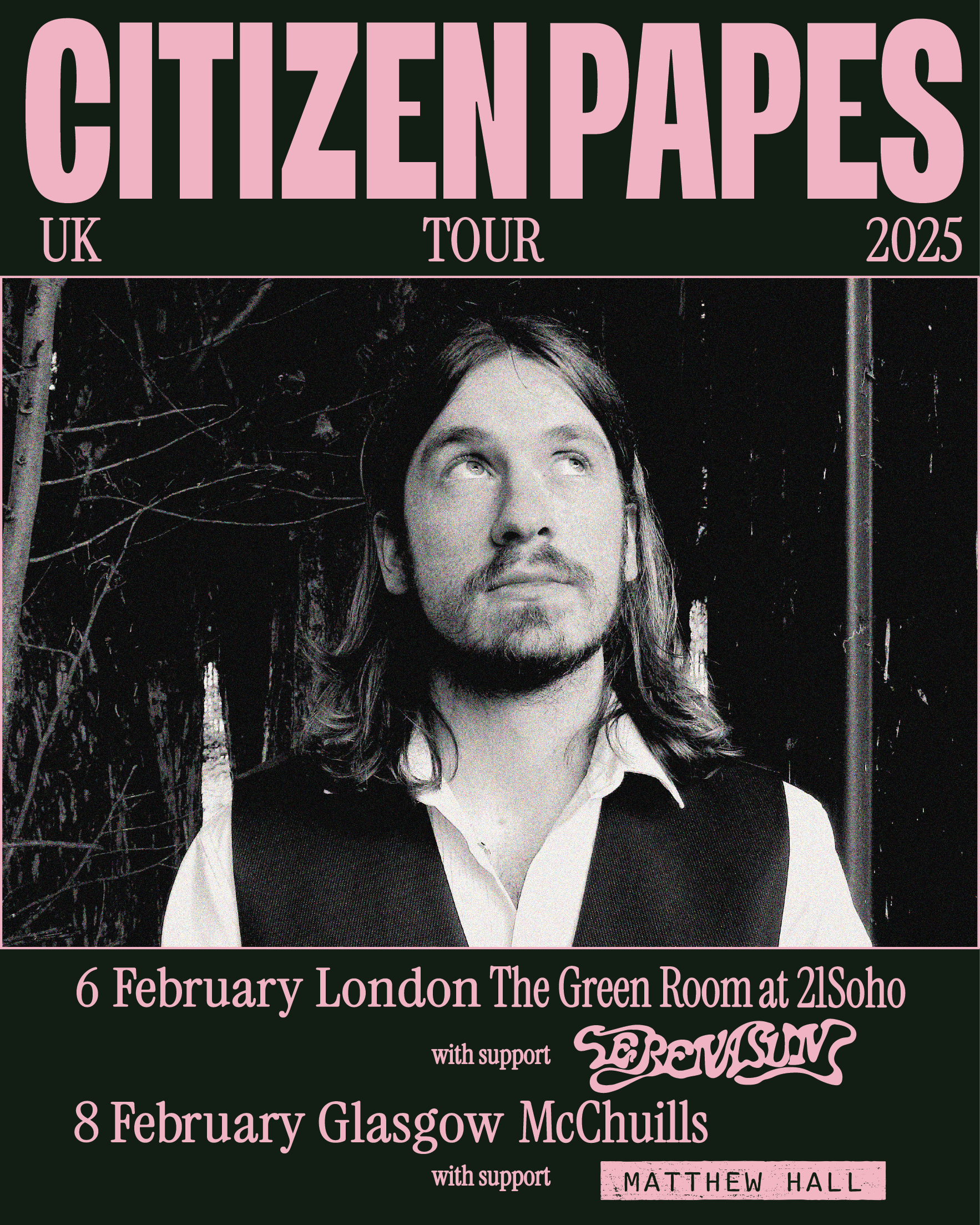 Citizen Papes 'UK TOUR' Poster