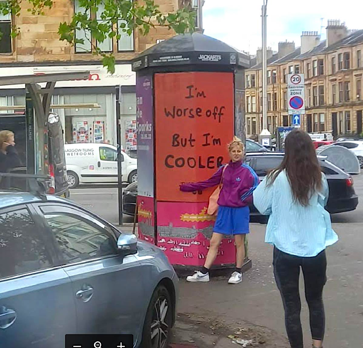 Glasgow - Theo Bleak 'Worse off but Cooler' Campaign