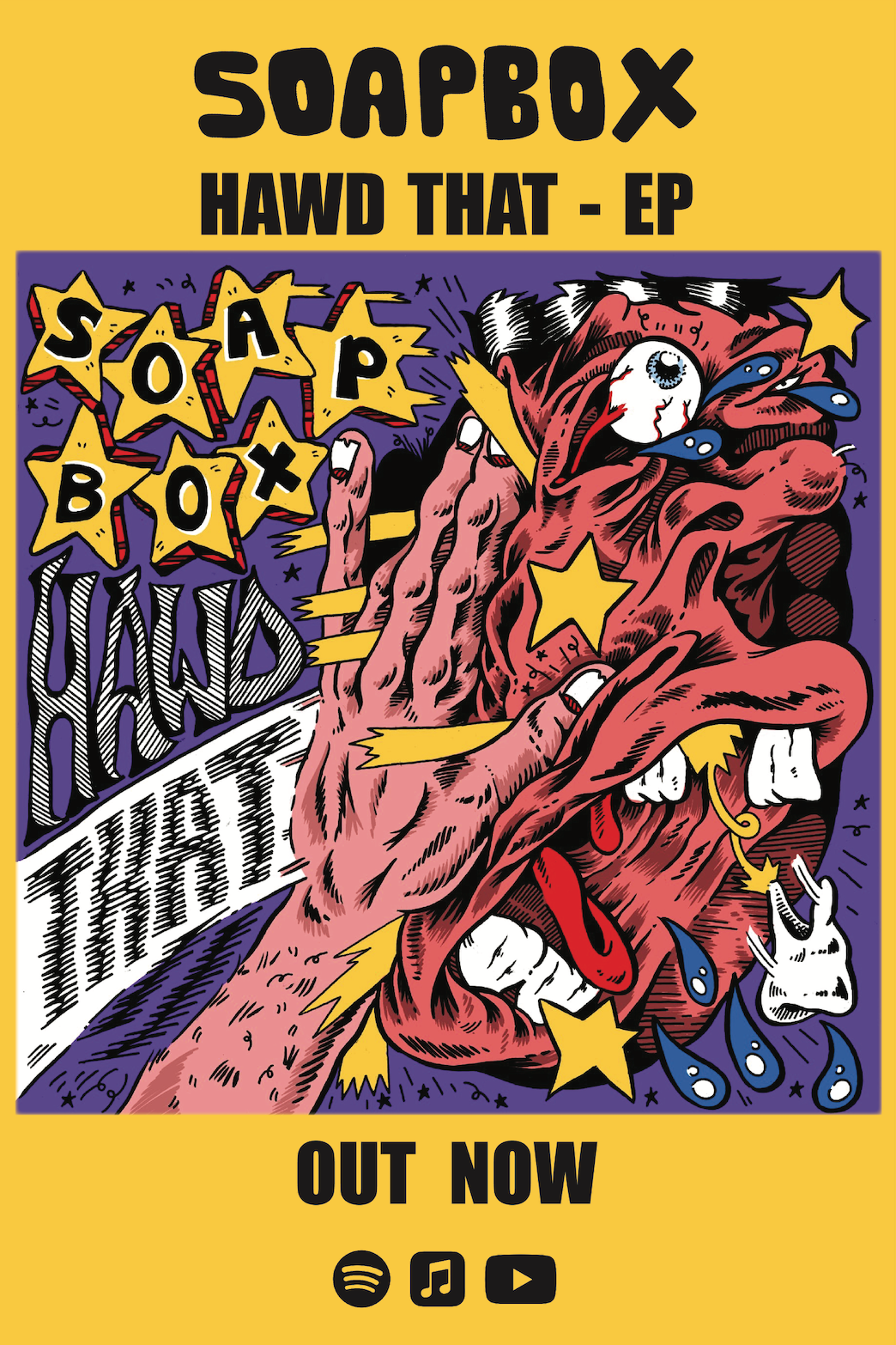 Soapbox - Hawd That EP Posters