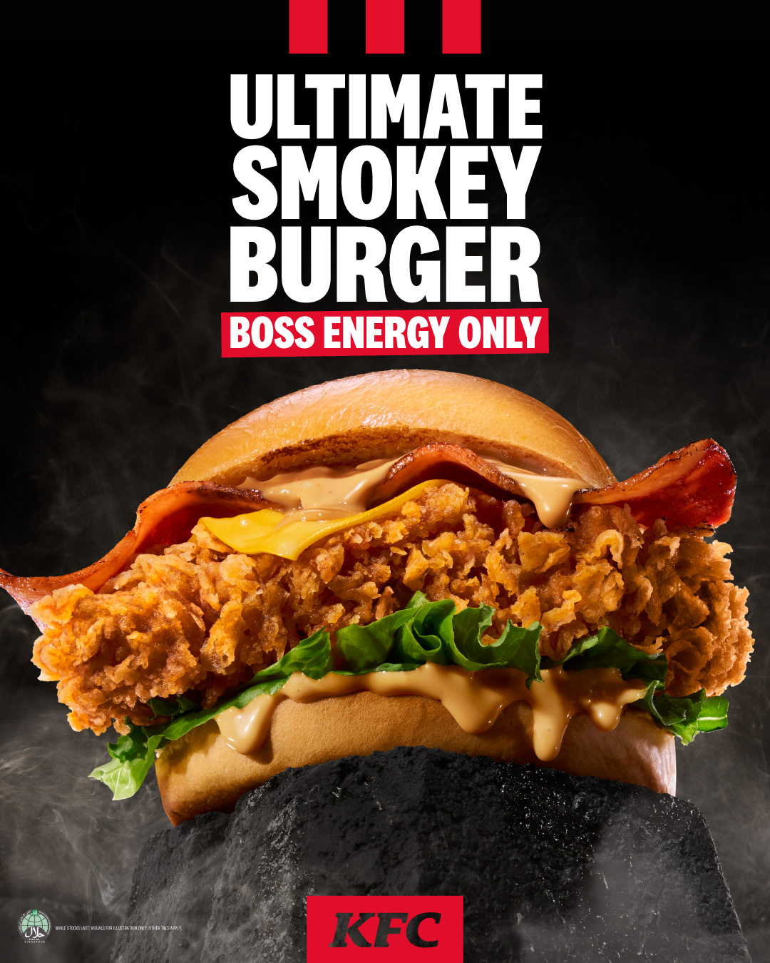 KFC SINGAPORE ULTIMATE SMOKEY BURGER