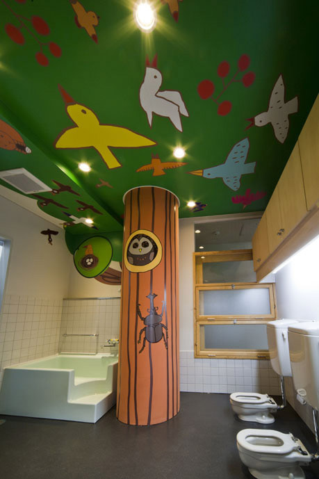 幼稚園トイレの天井絵/photoshop