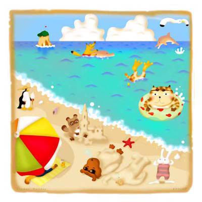 カレンダー用イラスト/photoshop