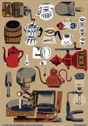 包装紙のためのイラスト