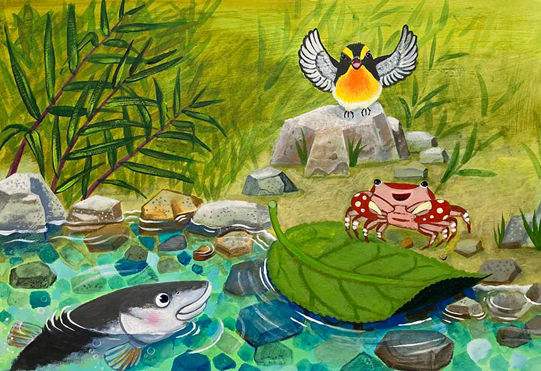 KOBELCO森の絵本童話大賞/金賞作品挿し絵