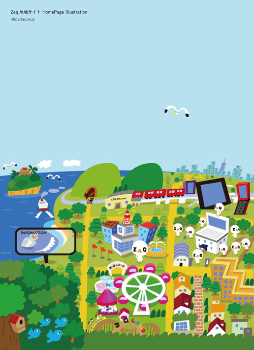 Jcom Web用Toppageイラスト/illustrator