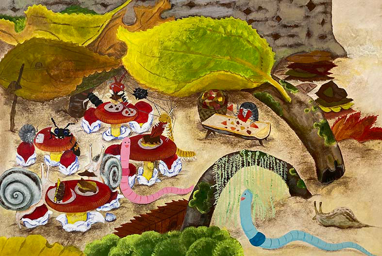 KOBELCO森の絵本童話大賞/金賞作品挿し絵