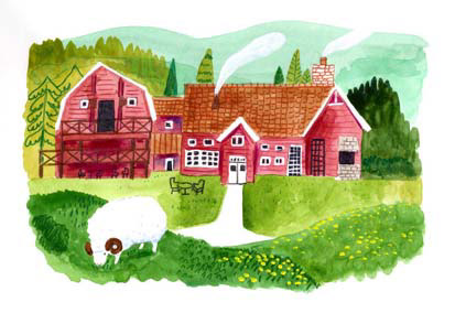 ホテルのイラスト/CASA BRUTUS