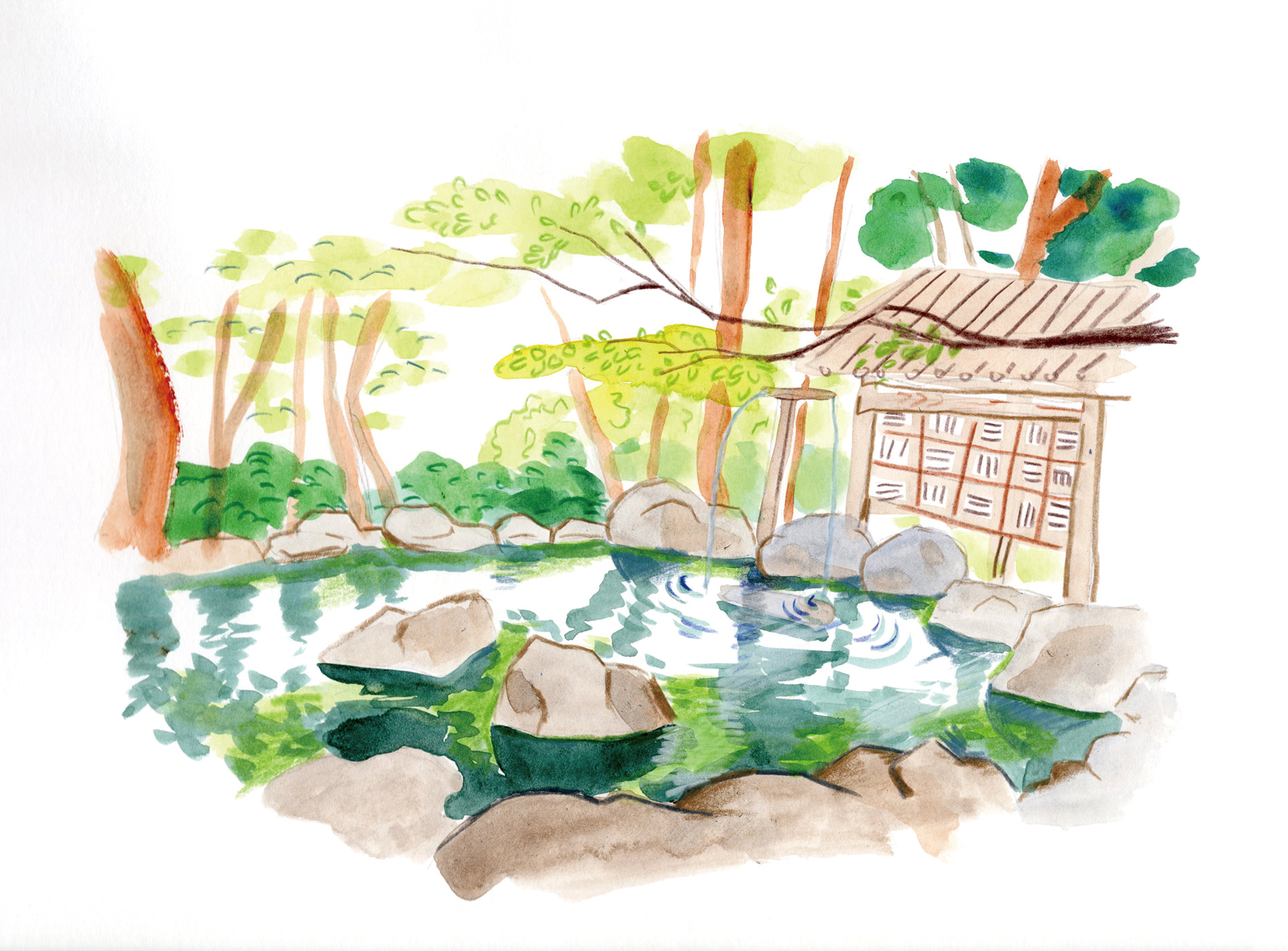 ホテルのイラスト/CASA BRUTUS