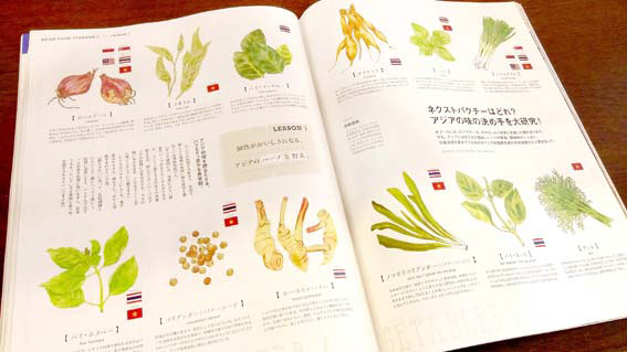 アジアご飯特集イラスト/Hanako