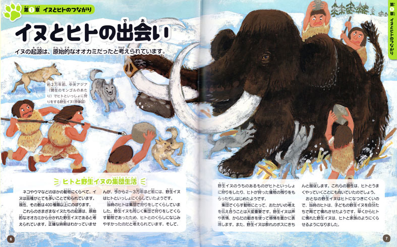 図鑑巻頭カラーillust/ミネルヴァ書房