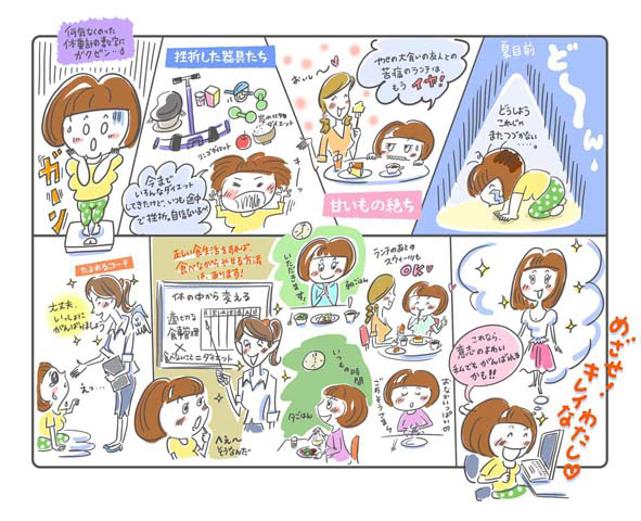 Web用漫画イラスト/photoshop