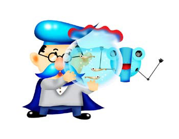 Web用キャラクターイラスト/photoshop