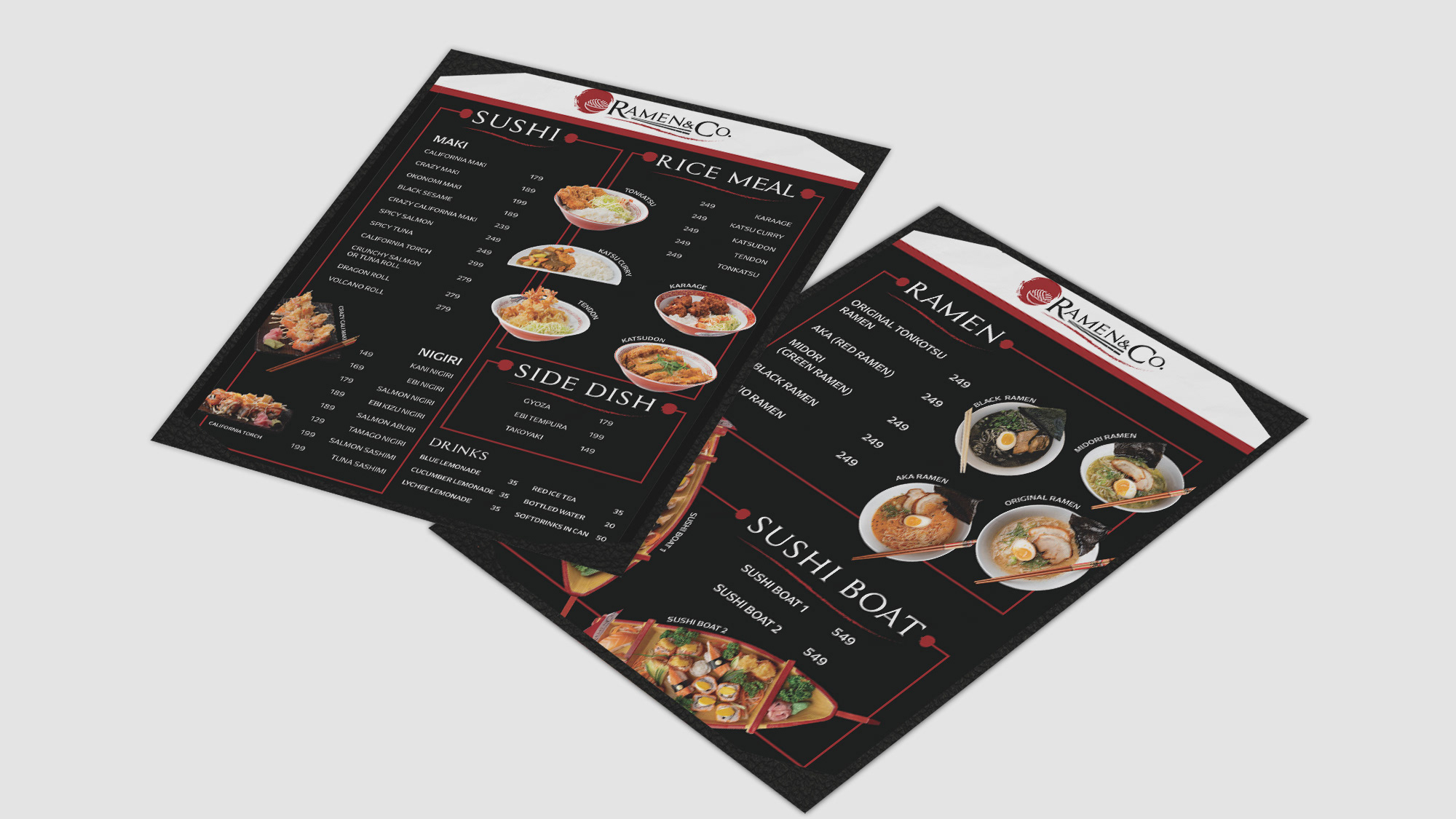 Merille Jelline Medina Mikabelle Menu Design