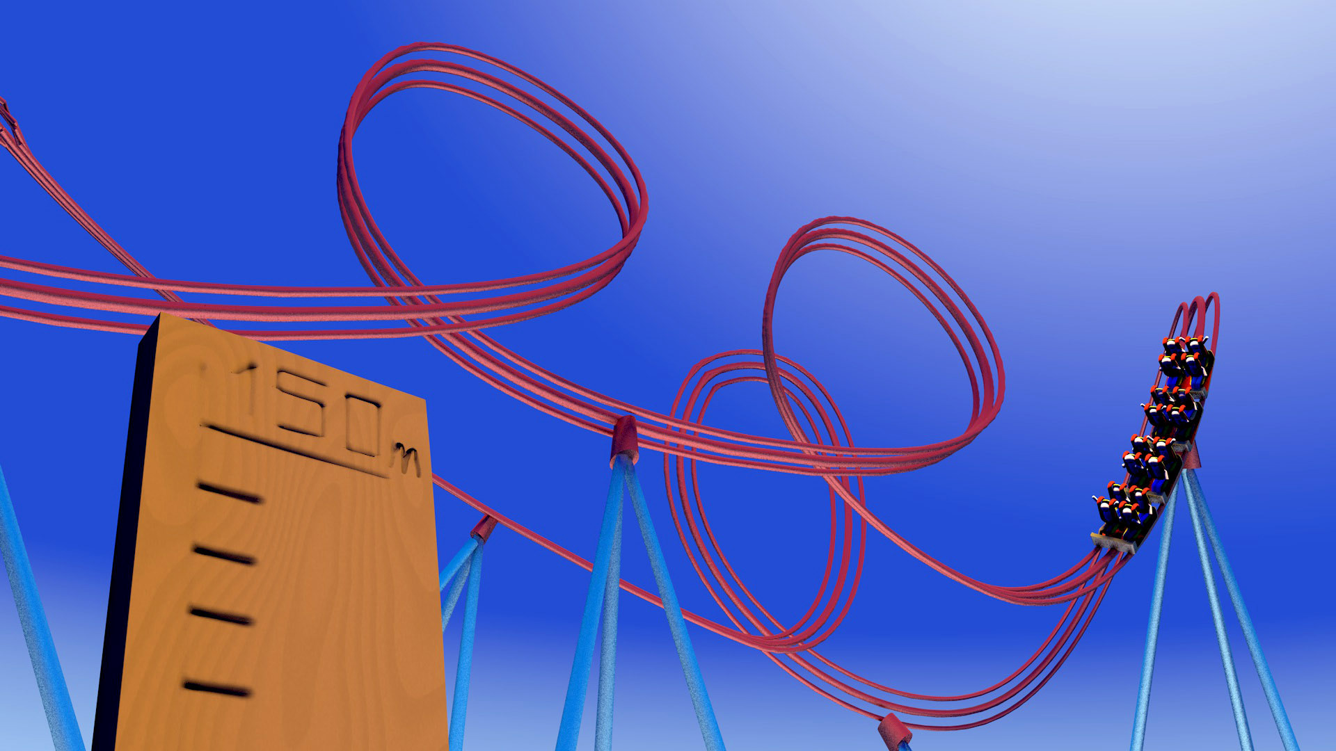 In the "Childhood Memory" project, I recreated the scene where I was too short for a rollercoaster ride. Made during a Cinema4D course guided by Lior Ben Horin.