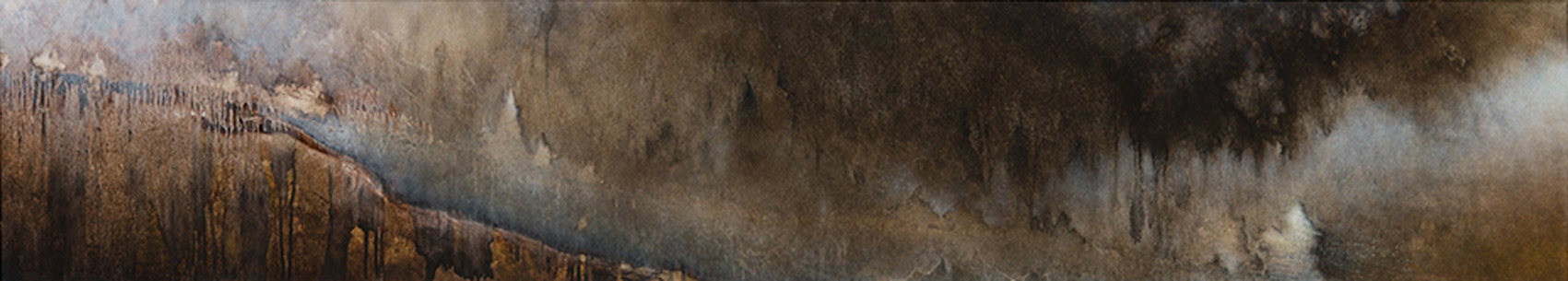 Huile sur aluminium, 30 x 170 cm, 2017
