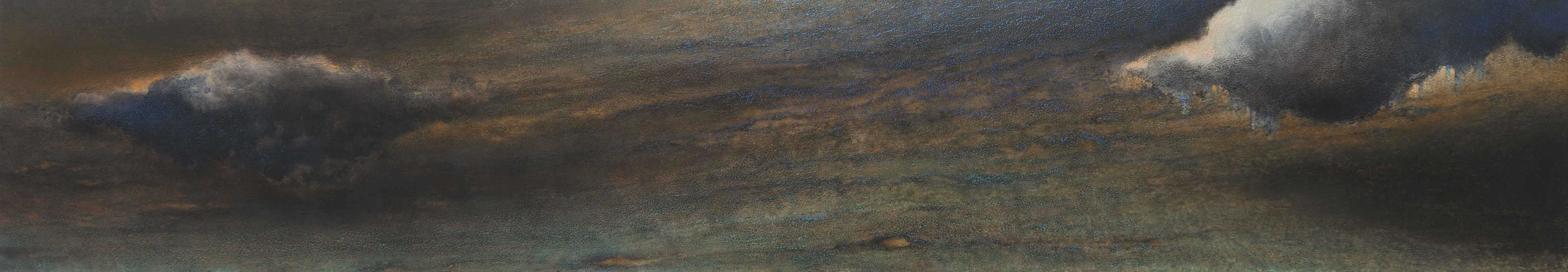 Huile sur aluminium, 30 x 170 cm, 2017