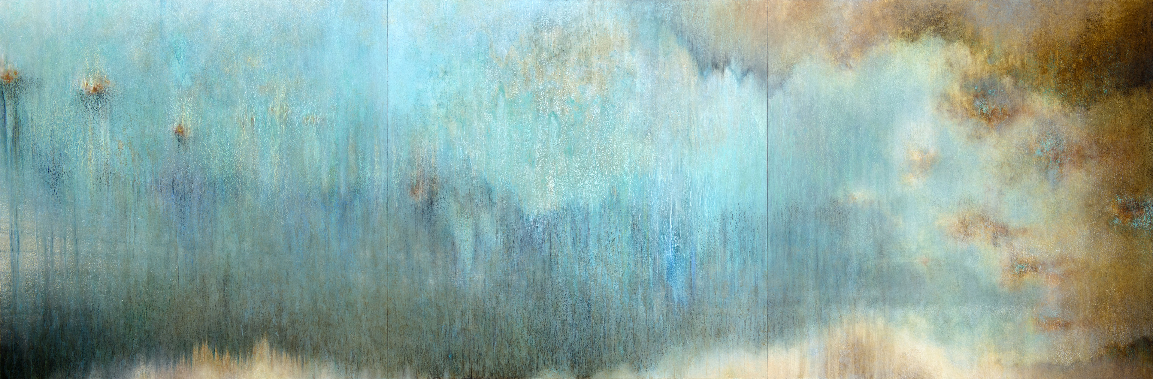 Huile sur aluminium, 100 cm x 300 cm, 2013