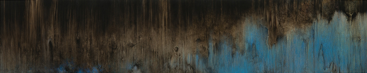 Huile sur aluminium, 50 x 200 cm, 2015