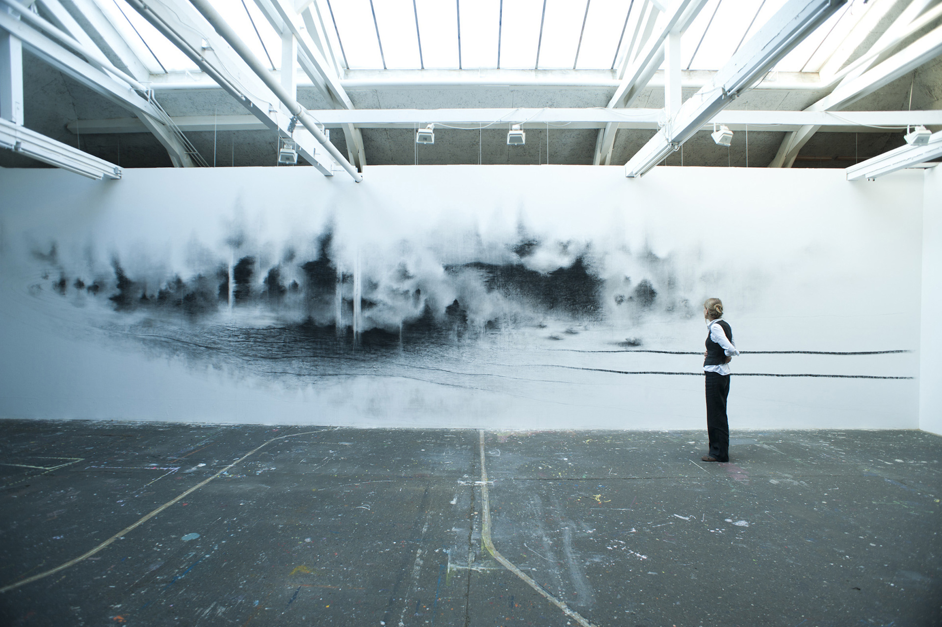 Drawing wall_Espace 27, Usine Kugler