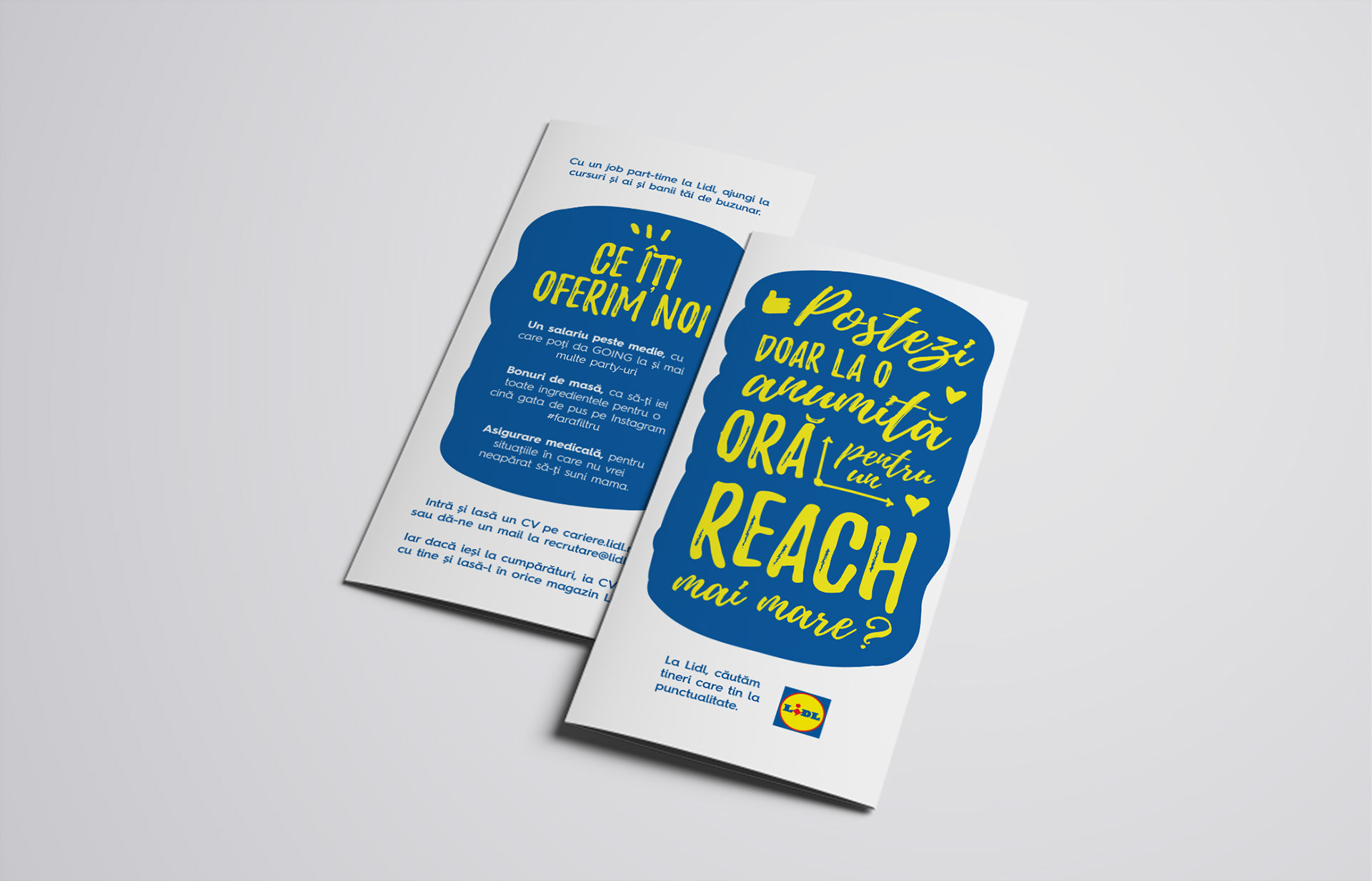 You only write posts at a certain time of day for better reach? At Lidl, we are looking for young professionals who care about being on time.