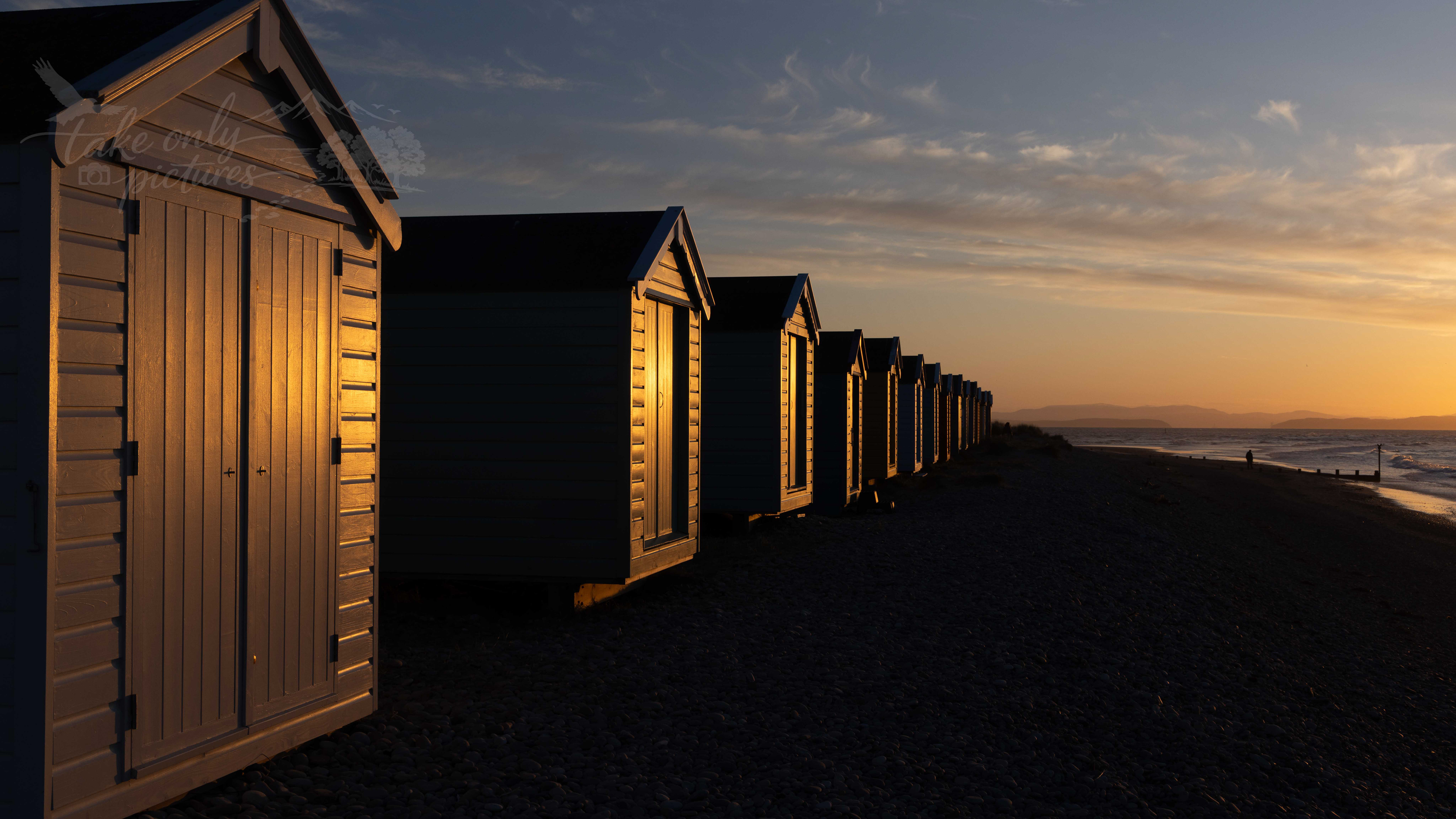 No wonder beach huts are expensive - these were made of gold!